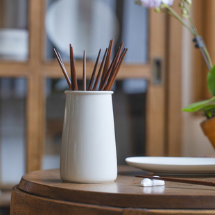 曼叙陶瓷筷子筒轻奢高级感家用台面筷子勺子收纳罐厨房实用好物