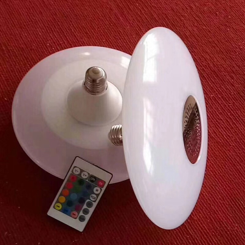 led蓝牙音箱灯大功率蓝牙音乐飞碟灯七彩rgb智能遥控 UFO音响灯