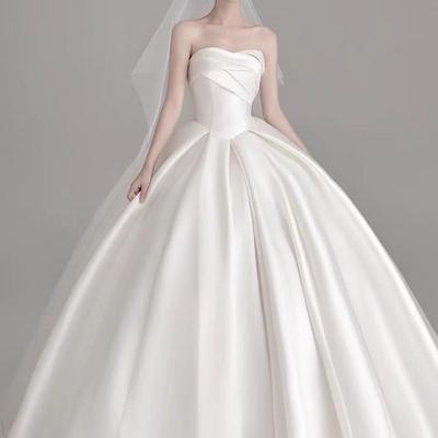 缎面法式简约2025新款高级质感轻