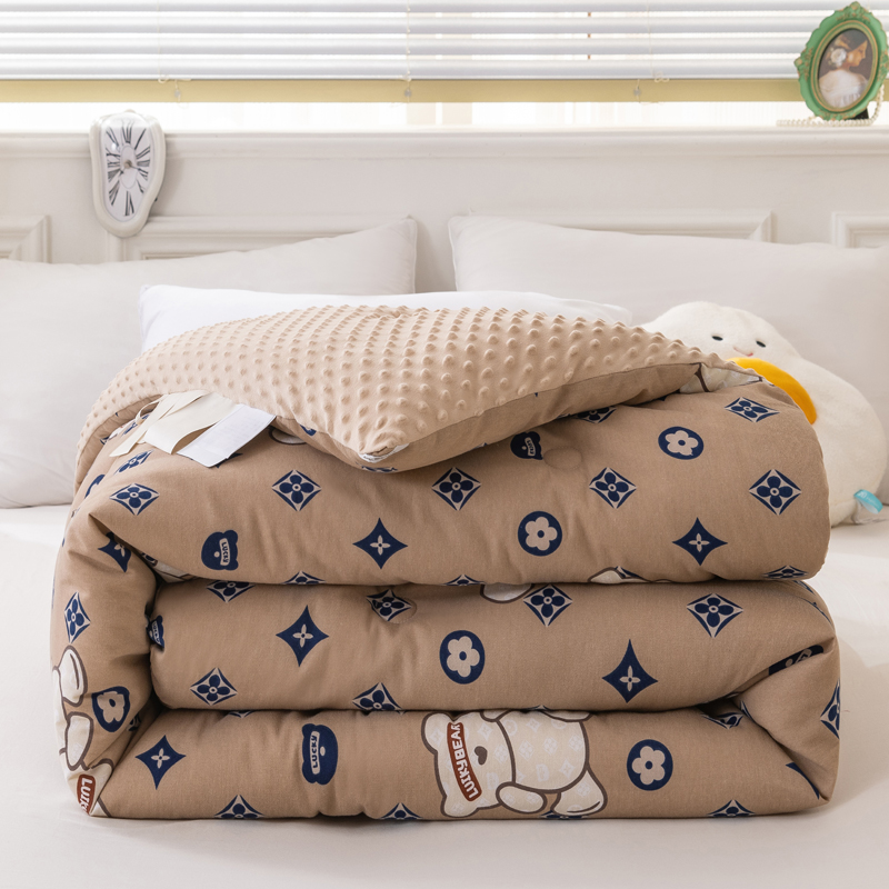 可机洗豆豆被冬款大人大豆纤维被