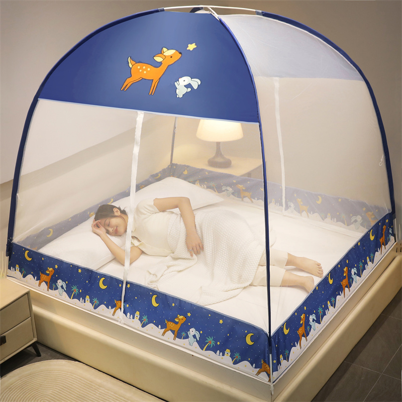 紫绮免安装蒙古包蚊帐