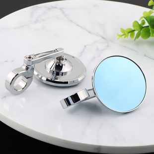 手把镜车把镜复古后视镜纯铜端子镜 拿铁PURE改装 适用宝马R18 R12