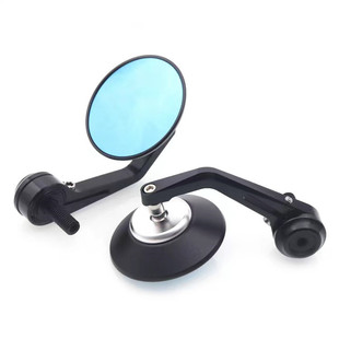 适用光阳like150 krider400改装手把镜铝合金反光镜大视野后视镜