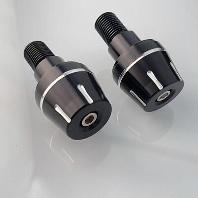 适用VESPA 春天冲刺150 GTS300改装加重纯铜端子车把堵头平衡块