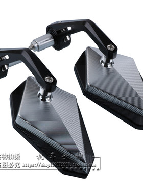 适用川崎Z1000 Z900RS Z650 Z400 Z800 改装手把后视镜车把反光镜