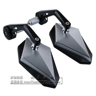 龙嘉V咖250 V霸 V途 LJ250改装手把后视镜铝合金车把反光镜配件