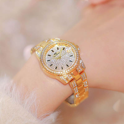 女士手表满天星女生非机械表防水