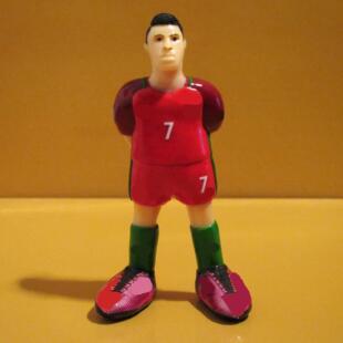 手工潮玩偶公仔人偶手办模型盲盒现货收藏欧洲杯足球星葡萄牙C罗