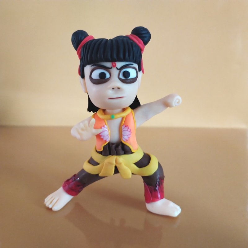 哪吒闹海现货手办手工定制