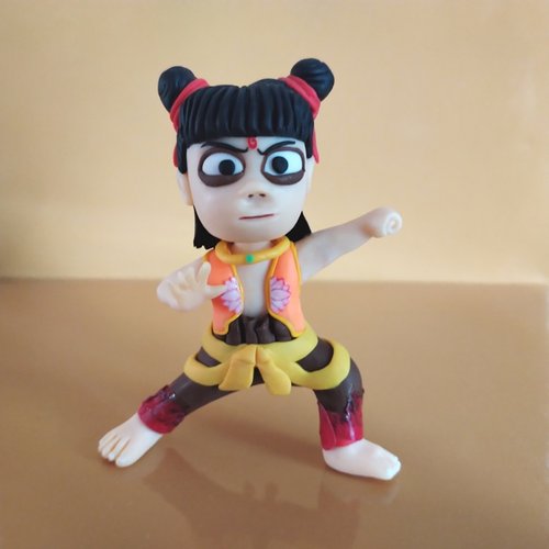 哪吒闹海现货手办手工定制