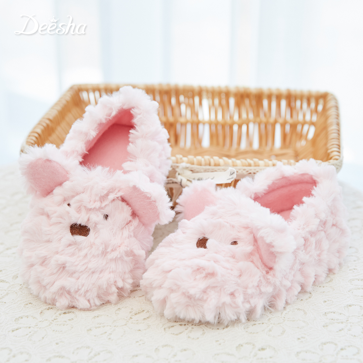 Chaussons enfants en autre DEESHA - semelle caoutchouc antidérapant - Ref 1033822 Image 3