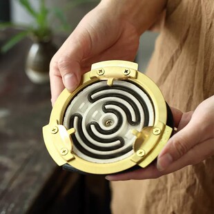 110v电炭炉电炉丝炉芯煮茶煮水炉碳炉改装两三用电热丝电源发热盘