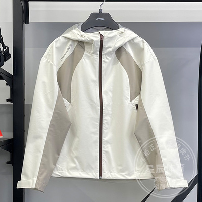 李宁女子CF溯防泼水户外风衣