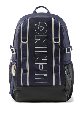 李宁双肩包2025春新款防泼水百搭大容量运动户外休闲背包ABSV013