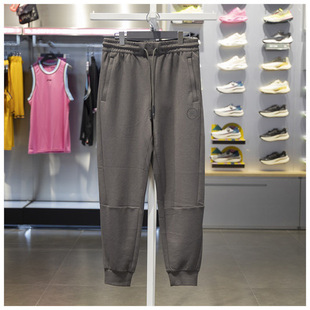 韦德系列休闲束脚抗菌温控运动长裤 新款 AKLU197 秋季 李宁男子卫裤