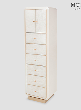 慕妃定制美式轻奢LA RACHELLE客厅卧室旋转试衣镜斗柜置物柜MN26