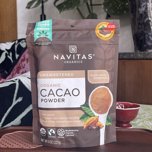 未碱化Navitas生可可粉烘焙冷饮