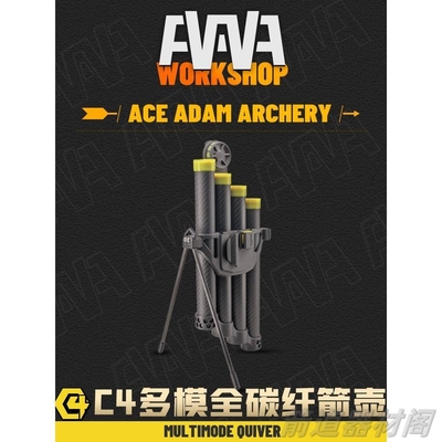 博宁精选AAAW C4碳纤维多模箭壶