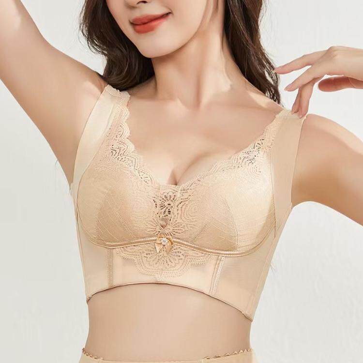2026秋院线专业调整型内衣云感棉聚拢美背六排扣后背赘肉矫正外扩