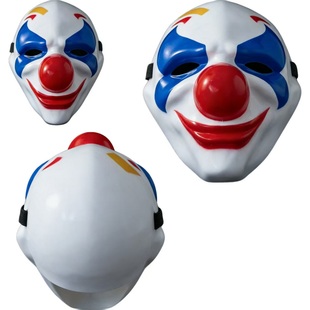 万圣节派对演出装扮怪诞乔克小丑面罩cos恐怖和平精英小丑面具