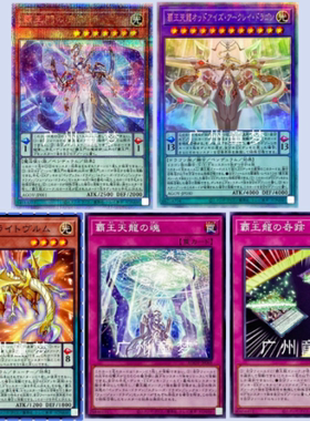 童梦日文游戏王1202霸王天龙 异色眼霸弧光迹龙霸王门之魔术师