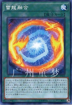 广州童梦正版日文英文简中MGP2游戏王1006 雷龙融合N
