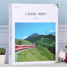 相册本5寸竖放插页式7寸过塑照片家庭纪念册影集五七寸混装大容量