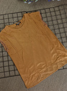 小坏坏成人装女装openbox正品鹿皮绒春秋款宽松休闲短袖T恤外套