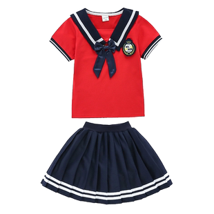 幼儿园夏季园服小学生春秋班服三件套校服园服幼儿园毕业拍照服装