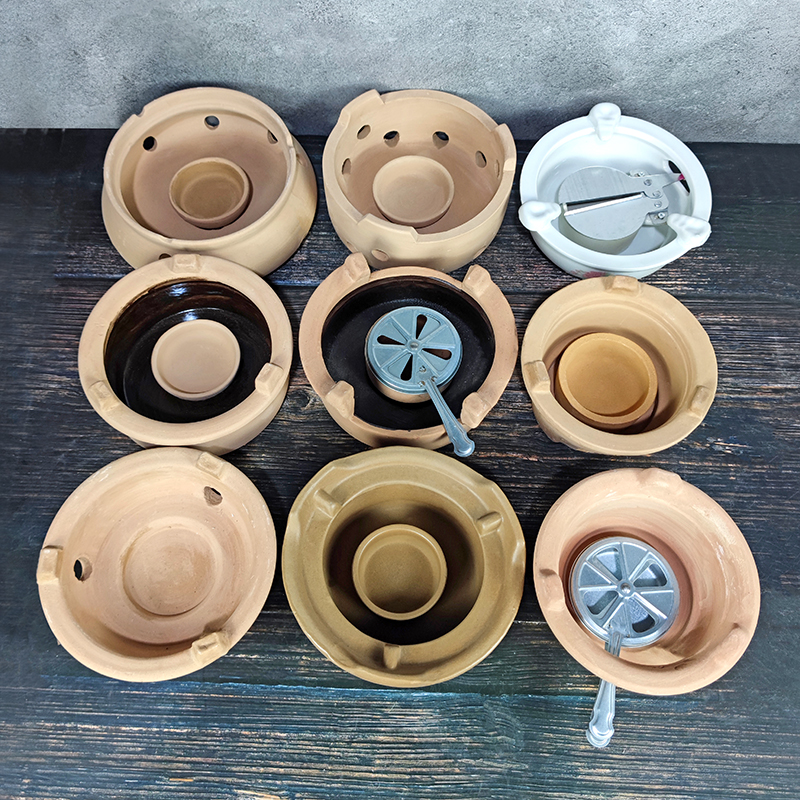 传统手工复古怀旧陶土泥炉酒精炉火锅炉干锅炉固体液体酒精炉商用