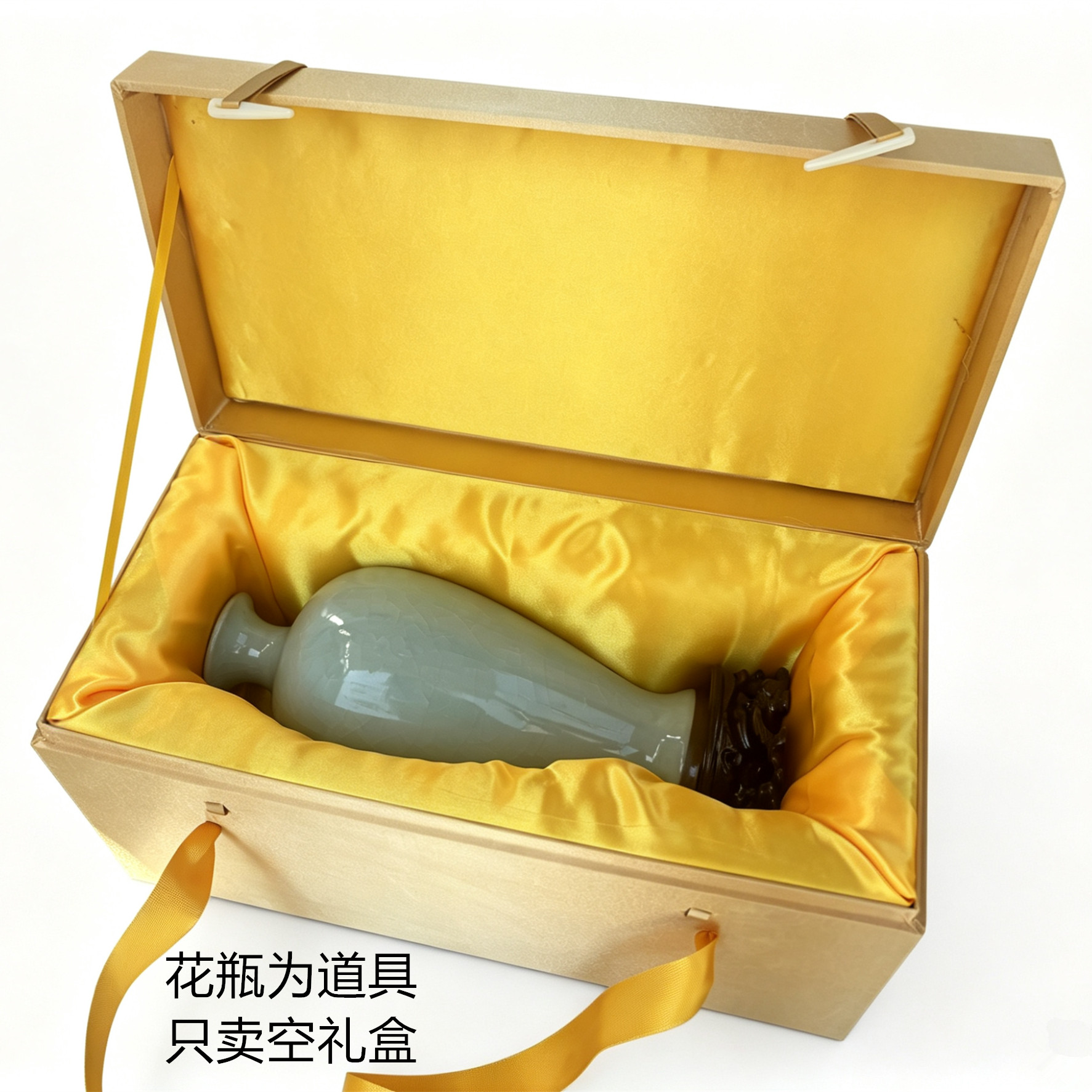 高档锦盒瓷器牙雕古董花瓶木雕佛佛像奖杯工艺礼品包装盒订做