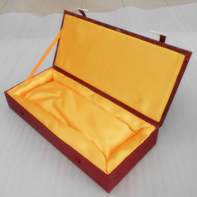 手工锦盒 佛珠扇子镇纸镇尺毛笔工艺礼品包装盒订做可印logo