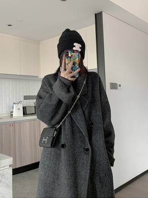 双面羊绒大衣毛呢外套小个子毛呢