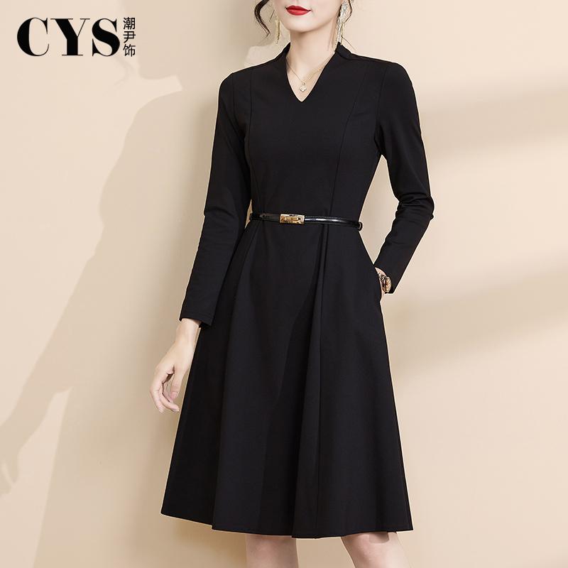 潮尹饰正式场合连衣裙高级感