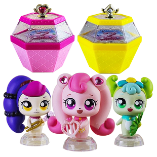 奇妙萌可闪亮宝石爱心梦珂嘻嘻乐美公主女孩儿童玩偶公仔套装全套