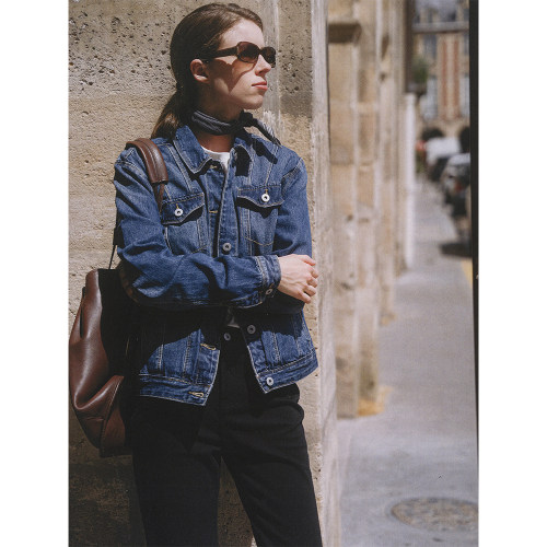 CycleDocument复古修身牛仔外套