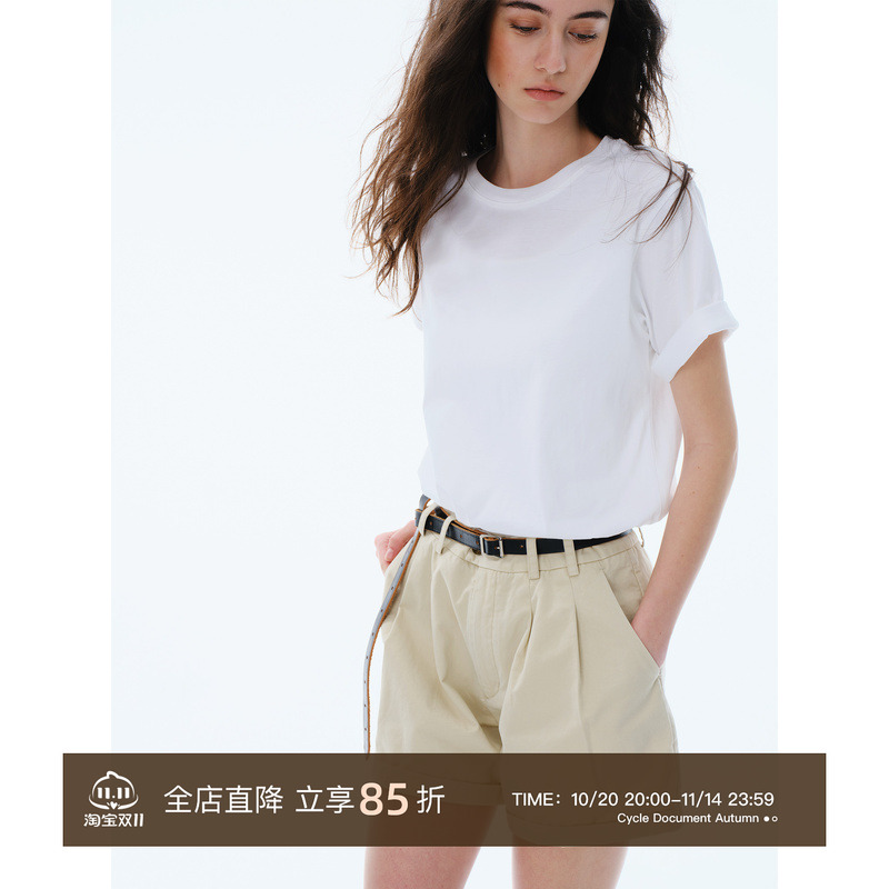 CycleDocument圆领短袖T恤女