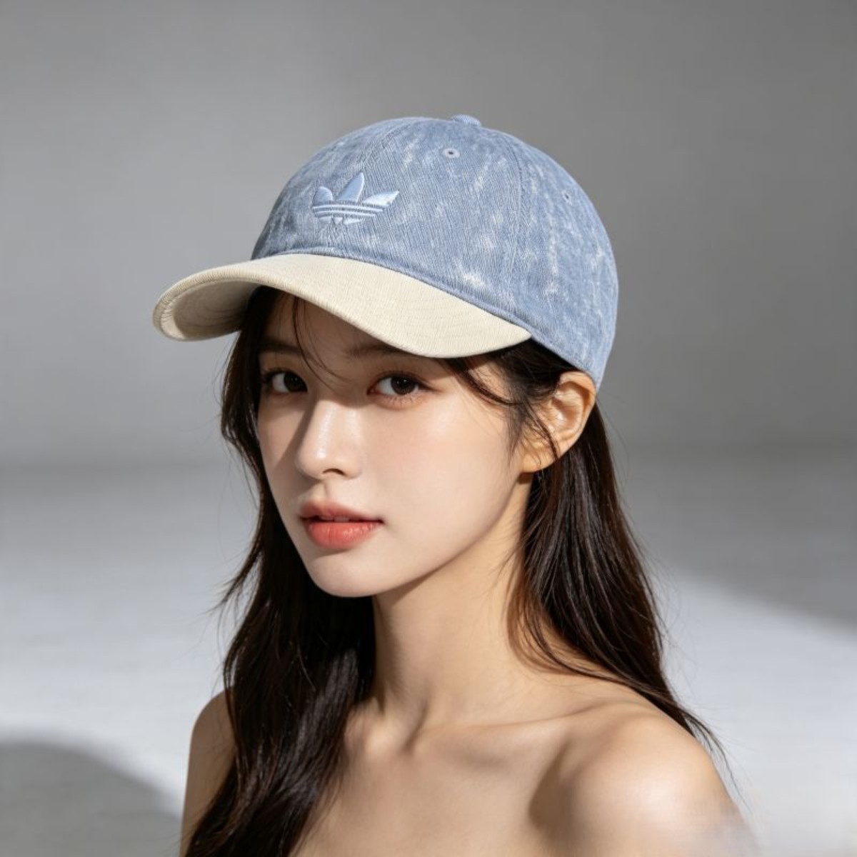 正品adidas阿迪达斯三叶草男女同款鸭舌帽舒适运动休闲帽子LD6390