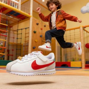 耐克NIKE正品童鞋板鞋男女童阿甘时尚舒适休闲鞋运动鞋HV6005-161