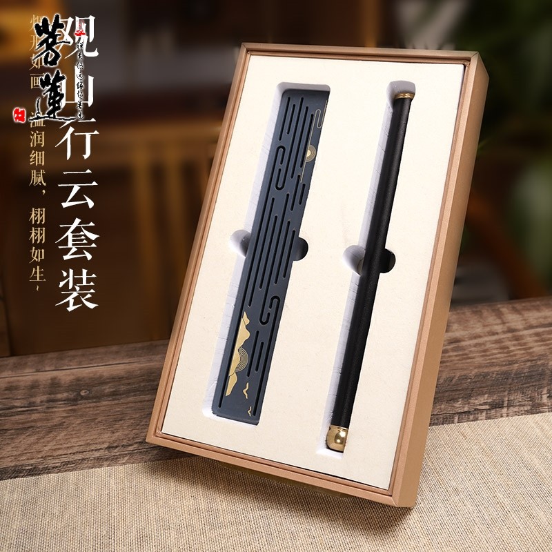 菩莲黄铜卧香盒香炉茶道香插线香盒家用室内香道檀香熏香炉摆件