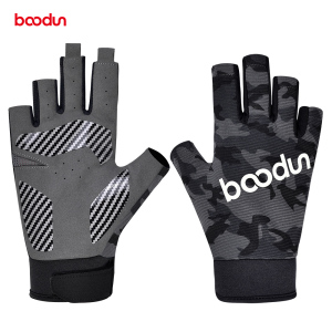 boodun钓鱼手套男路亚飞磕矶钓防晒透气防刺防滑专业专用夏季防水