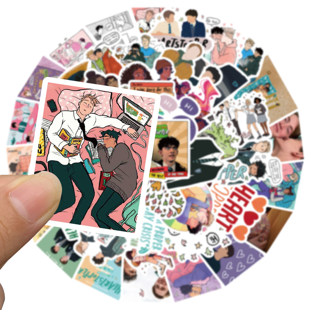 50张heartstopper欧美贴纸防水
