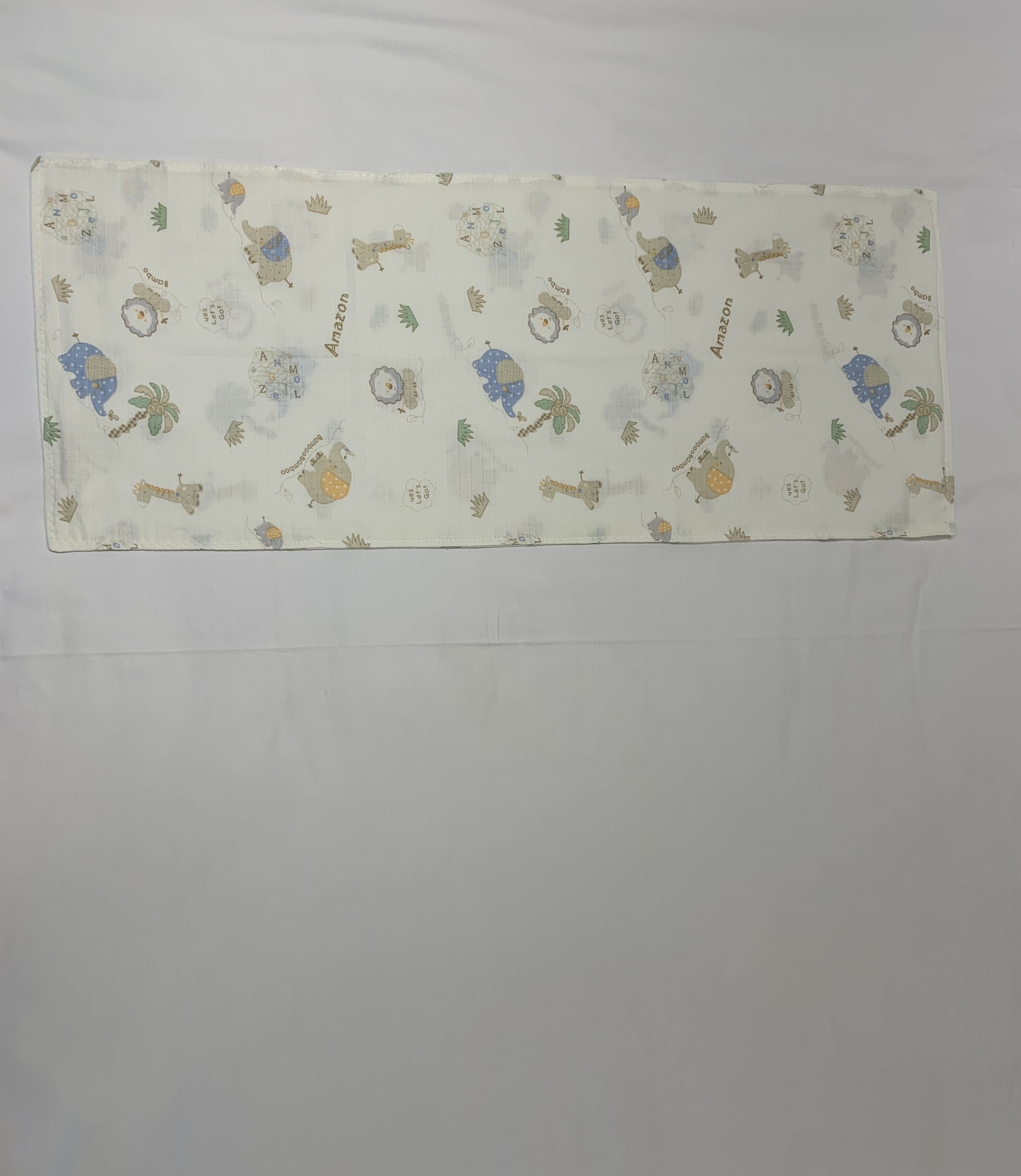 优质全棉四层纱婴儿枕巾多功能方巾洗浴巾无荧光剂纯手工制作
