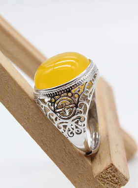 925纯银戒托网底镂空男戒指托16*16 16*16.5 15.5*17戒指空托