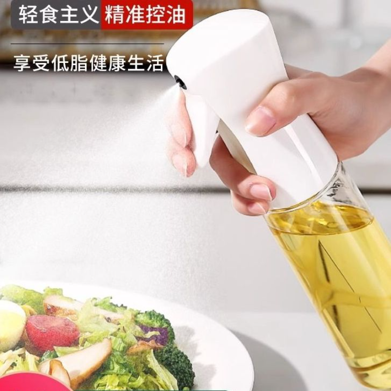 喷油壶塑料家用厨房空气炸锅喷油瓶喷雾化食用油喷壶油罐