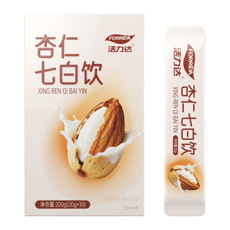 活力达七白饮杏仁粉营养早餐冲饮粉即食七白谷物粉