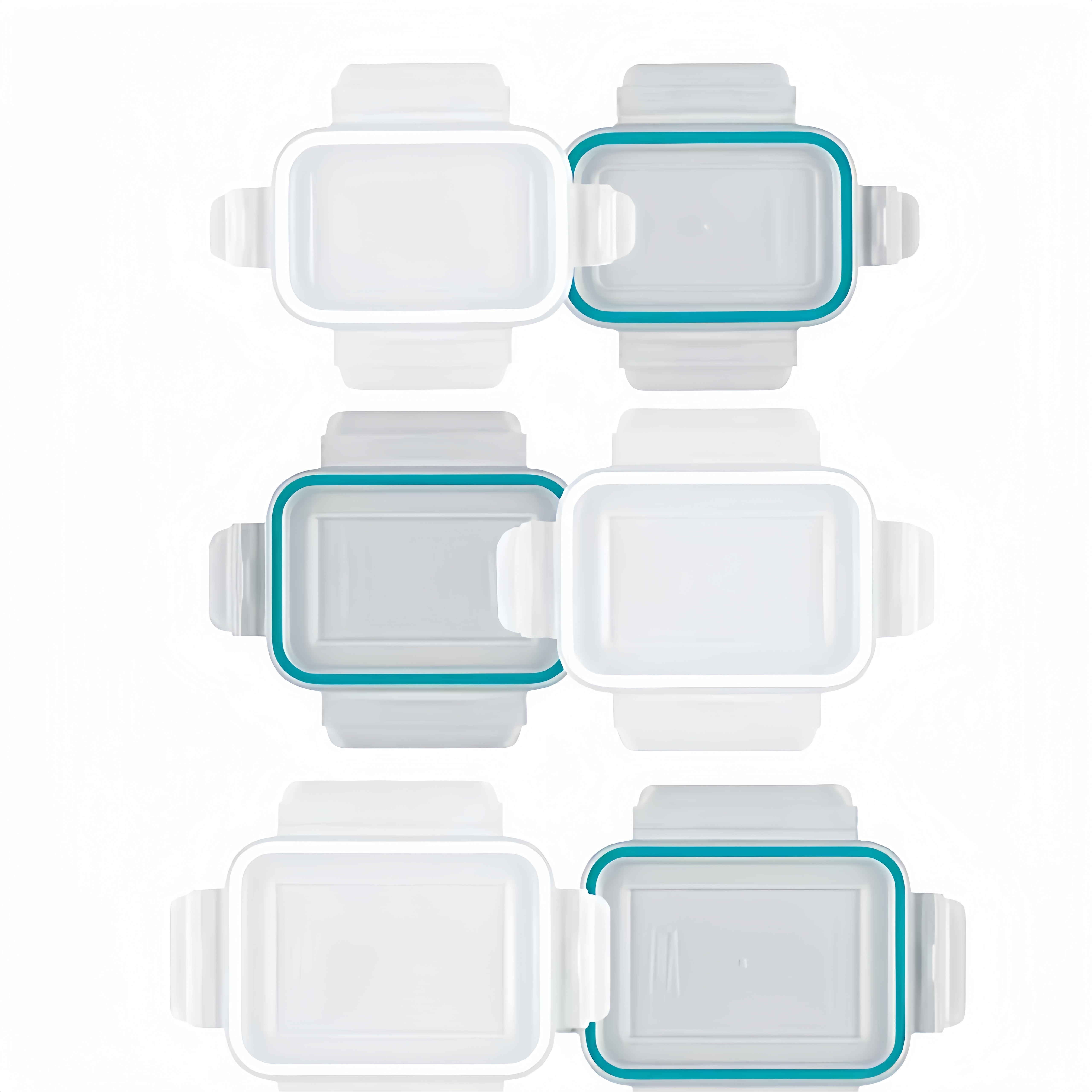 原装韩国进口Glasslock钢化玻璃保鲜盒盖子饭盒密封条配件密封圈