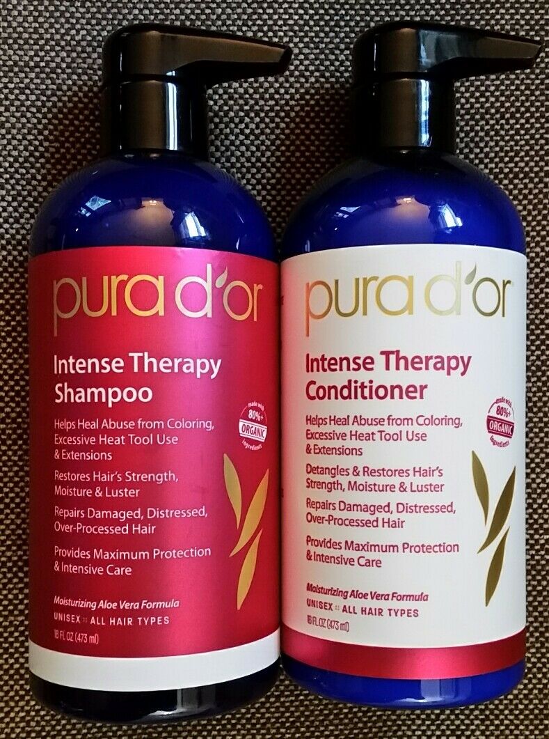 PURA D'OR Intense Therapy Hair Repair Shampoo - Conditioner