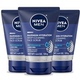 MEN Scrub Maximum Deep NIVEA Face Hydration Cleaning 3支