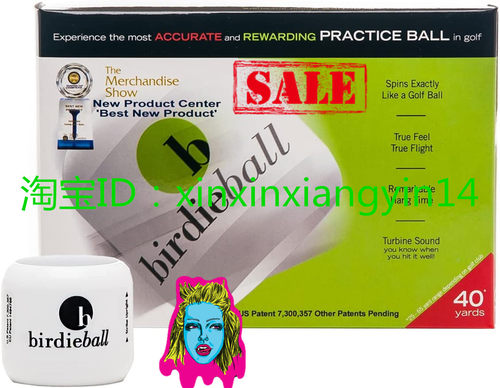 BirdieBall Practice Golf Balls, Limited Flight Golf Ball